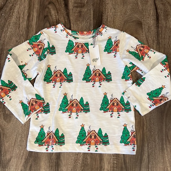 Monica + Andy holiday gingerbread long sleeve stop 2T - Picture 1 of 5